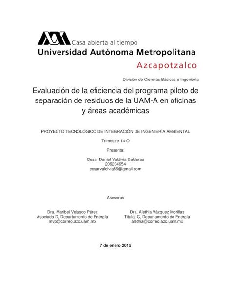 PDF División de Ciencias Básicas e Ingeniería Evaluación de la