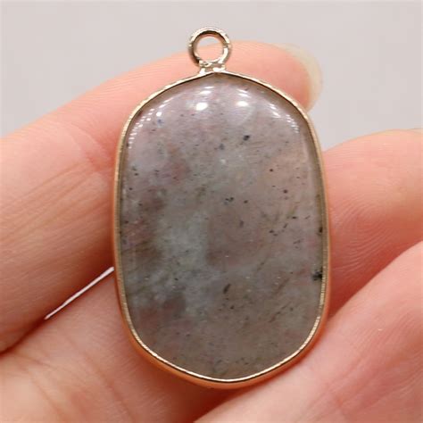 Pendentif Pierre Naturelle Labradorite O Karma