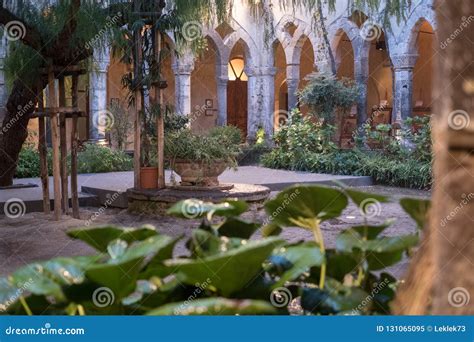 The Open Air Cloisters Next To The Church Of San Francesco Chiostro