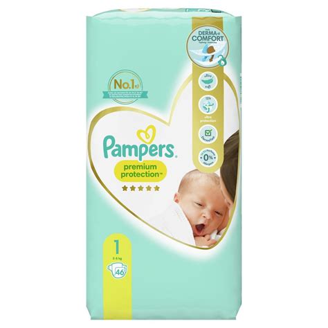 Pampers Premium Protection Taille 1 46 Langes 2kg 5kg Carrefour Site