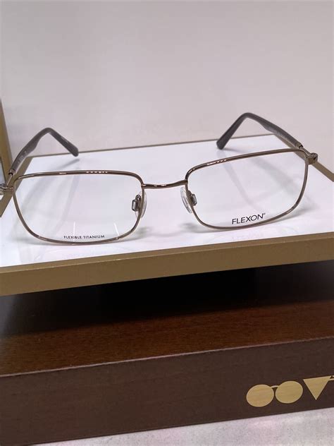 New Flexon H6012 210 Brown Flexible Titanium Eyeglasses 53mm With Flexon Case Ebay