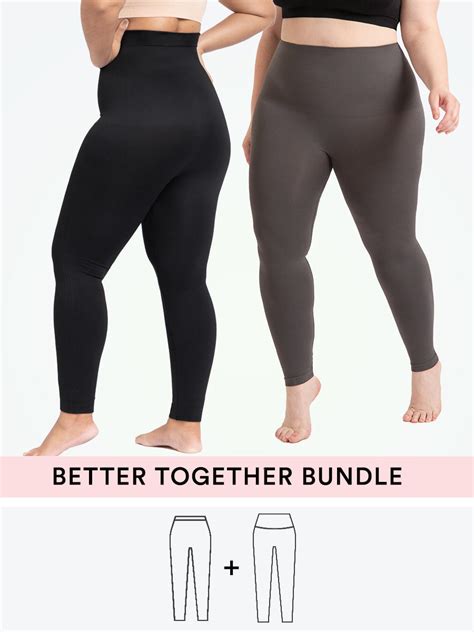 Bundle Shapermint Essentials - 1 High-Waisted Shaping Leggings + 1 ...