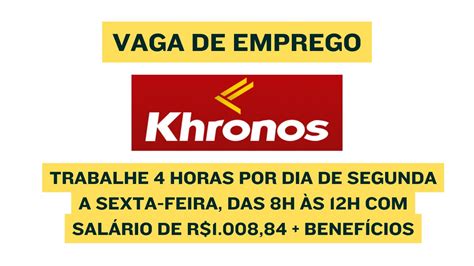 Vagas De Emprego 4 Horas Por Dia Sp - Que tal trabalhar 4 horas por dia de segunda a sexta-feira, das 8h às ...