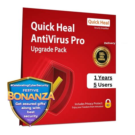 Quickheal Anti Virus Pro Renewal Regular 5 User 1 Year