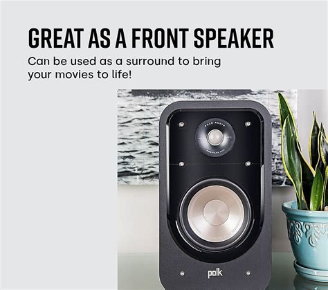 Best Buy Polk Audio Signature Series S20 Bookshelf Speakers Pair 6 5