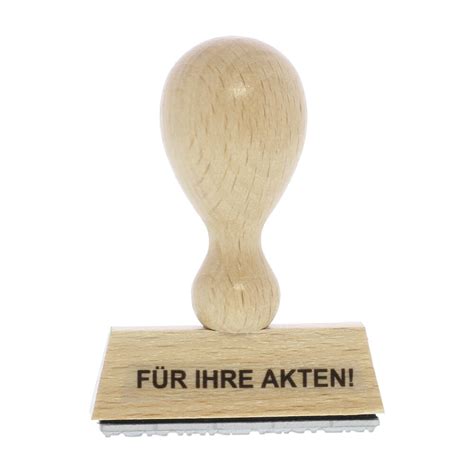 Lagertext Holzstempel F R Ihre Akten X Mm Stempel Fabrik De