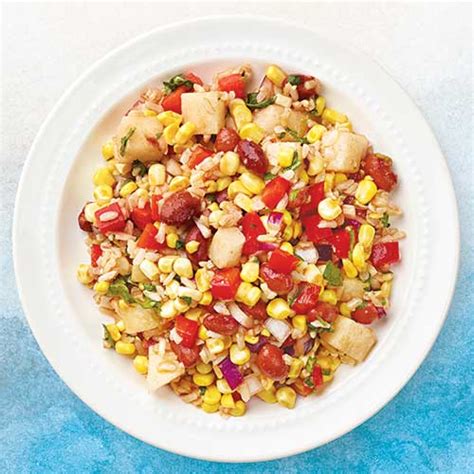 Southwest Bean Salad With Rice Corn Recipe Wegmans