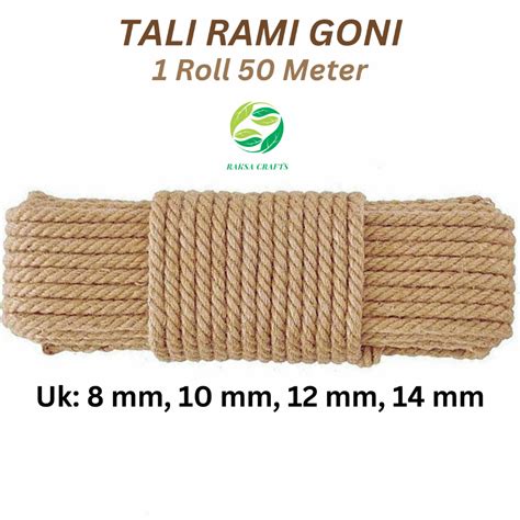 Jual Tali Goni Tali Rami Meteran Roll Mm Mm Mm Mm