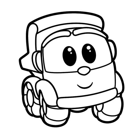 Leo The Truck Coloring Pages Coloringlib