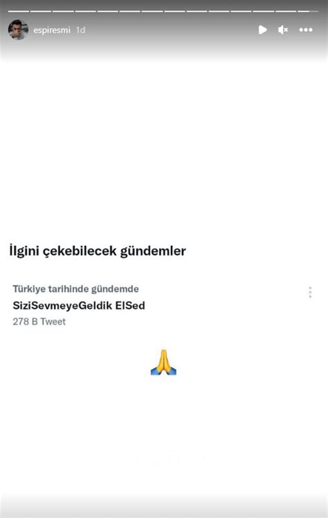 cihansari1 on Twitter Sedat TT için story atmış elsed elifnuryel