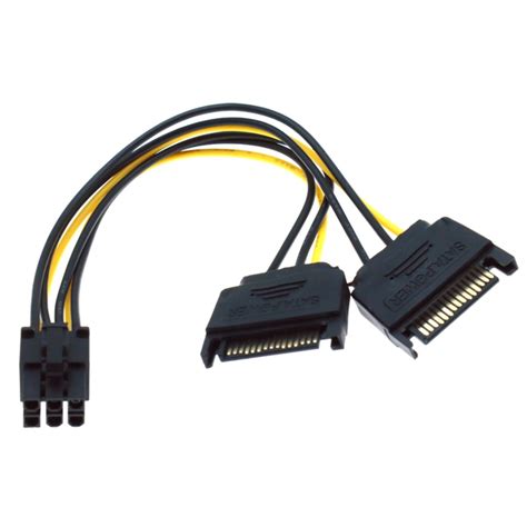 Cabo Energia Alimenta O X Sata Macho Para Pci E Pci Express Pinos