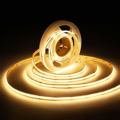 COB LED Strip 480LEDs M Single Color DC12V 24V Single Color COB Strip