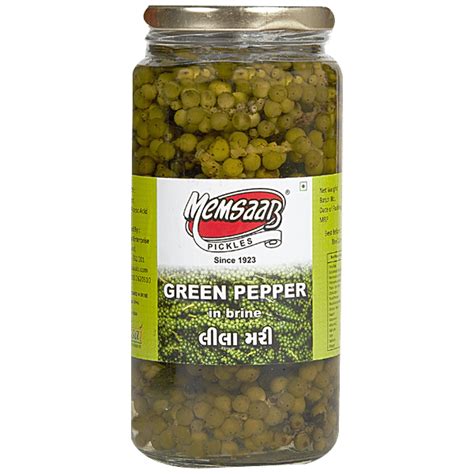 Buy Memsaab Green Pepper Pickle In Brine Spicy Sour Online At Best