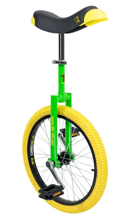 Luxus unicycle 20" green | QU-AX unicycles for learners and beginners