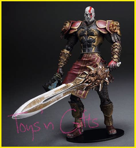 8 NECA God Of War Kratos In Ares Armor W Blade Of Olympus Action