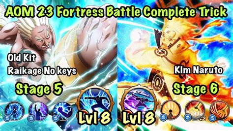 Nxb Nv Aom Stage Fortress Battle Complete Trick Raikage