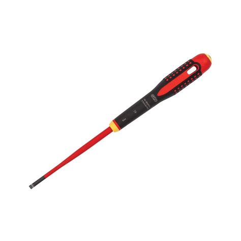 Ergo Slim Vde Insulated Slotted Screwdriver 40 X 100mm Rsis