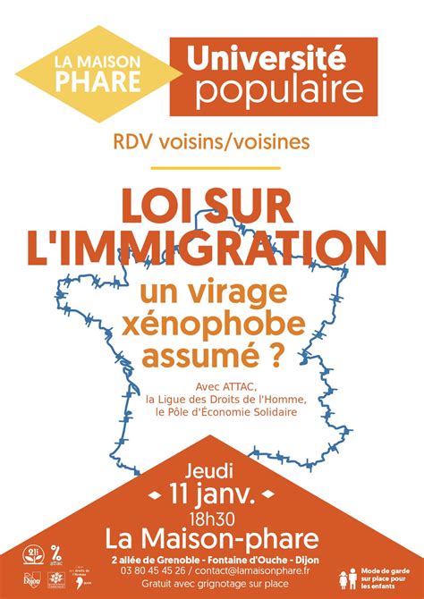 Loi Immigration F D Ration R Gionale Des Mjc Bourgogne Franche Comt