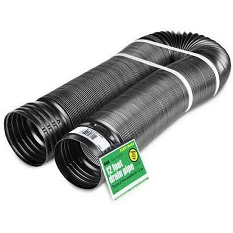 Flex Drain 51710 Flexibleexpandable Landscaping Drain Pipe Solid 4