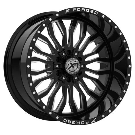 XF Offroad Forged XFX 305 Black With Milled Windows Lowest Prices