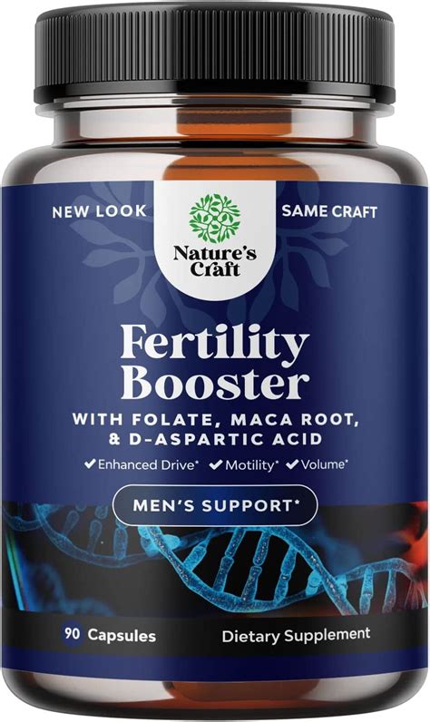 Buy Prenatal Vitamins for Men - Nature's Craft 90ct Male Fertility ...