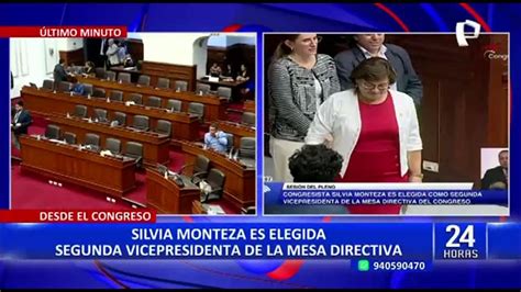 Congresista Silvia Monteza Es La Nueva Segunda Vicepresidenta De La