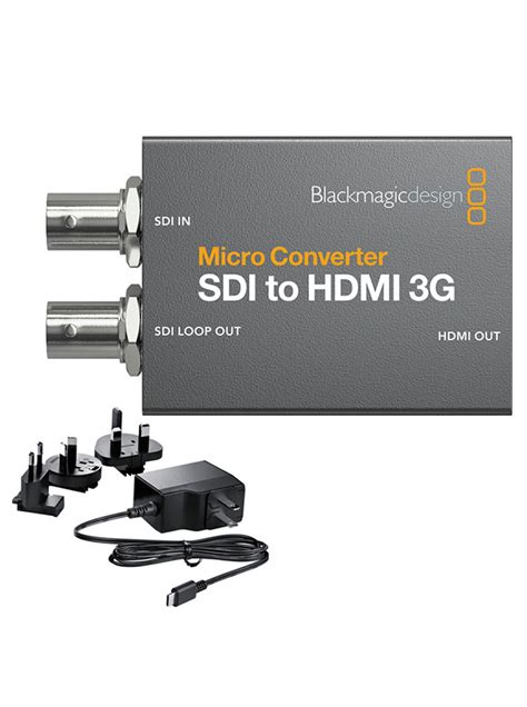 Blackmagic Design Convcmic Sh G Wpsu Micro Convertidor Sdi A Hdmi G