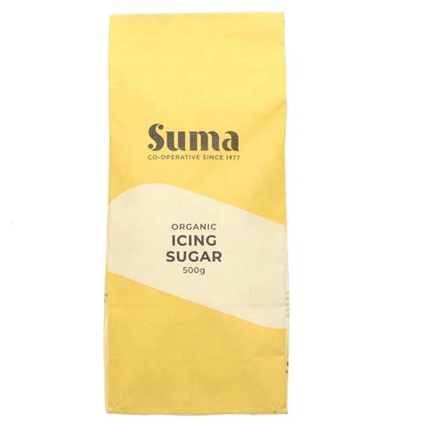 Suma Prepacks Organic Icing Sugar 500g Ethical Superstore