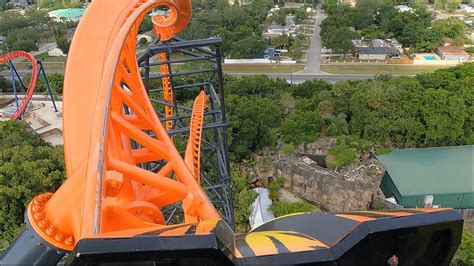 Tigris K Front Row Pov Busch Gardens Tampa Youtube