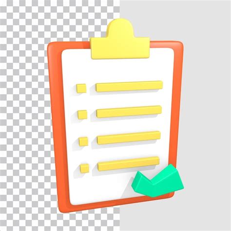 Premium Psd D Object Icon Task Completed