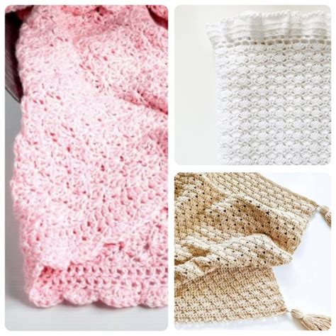 Shell Stitch Baby Blankets: 11 Free Crochet Patterns