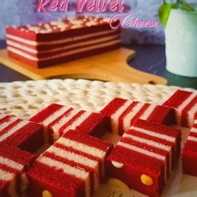 Resipi Kek Lapis Red Velvet Cheese Oleh Aznie Khasri Cookpad