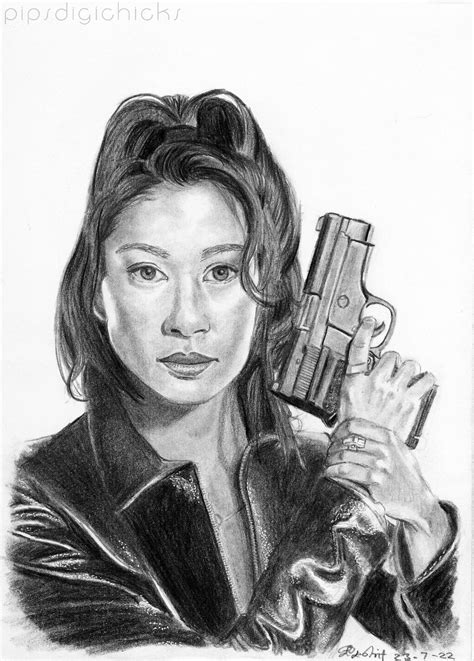 Wai Lin (Michelle Yeoh) by pipsdigichicks on DeviantArt