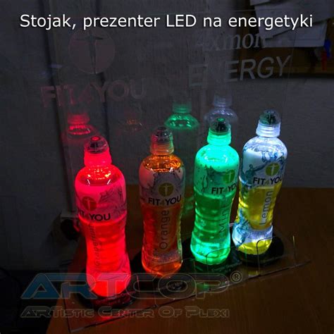 Ekspozytor Stojak Na Energetyki Pod Wietlany Led Artcop