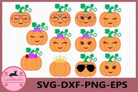 Cute Pumpkin Svg, Pumpkin SVG, Pumpkin Face Svg