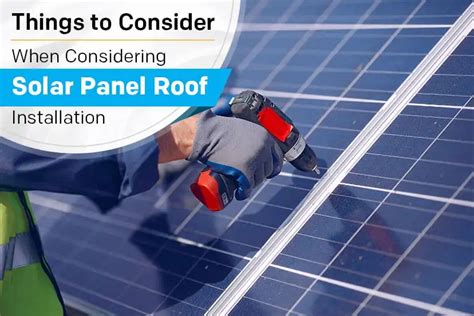 Things to Consider When Considering Solar Panel Roof Installation ...