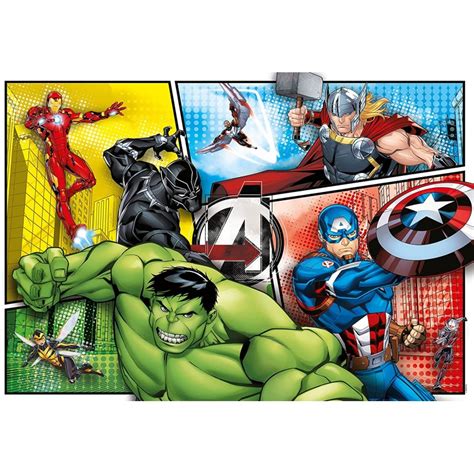 Clementoni Puzzle Supercolor Elementy Marvel Avengers