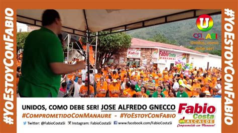 Jose Alfredo Gnecco Agradece A Manaure Por Su Apoyo Y Dice Fabio Costa