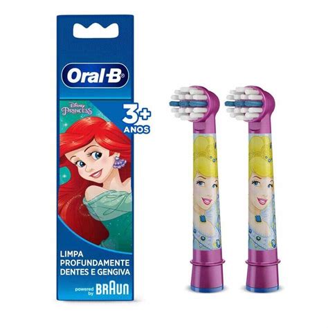 Refil Escova De Dentes El Trica Infantil Oral B Disney Princess