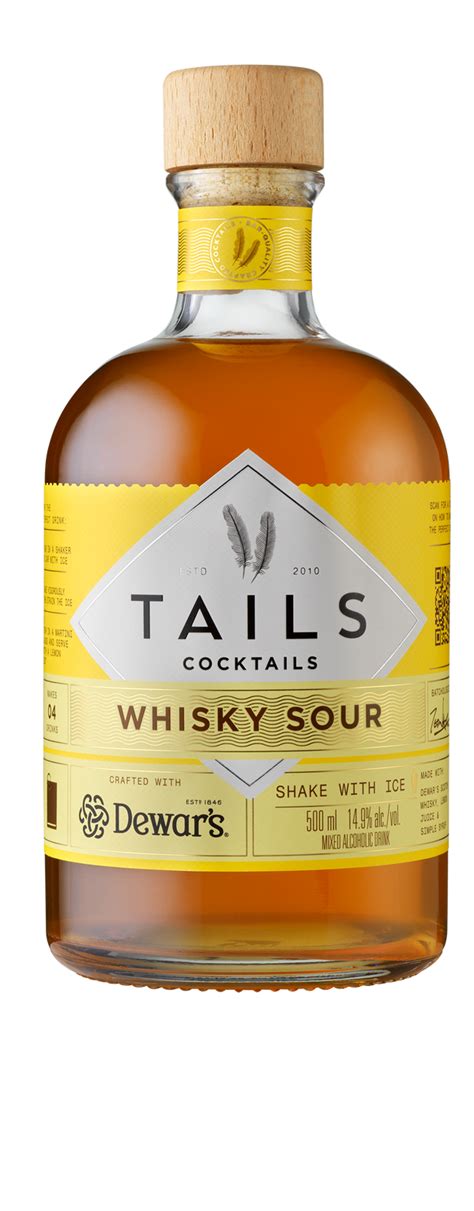 Tails Whiskey Sour 50cl Bottle Molloys Liquor Stores