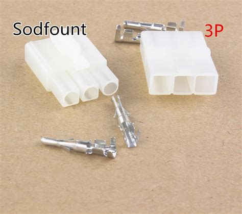 10 Sets 3p 3 Way Pin Big Tamiya Connector Set Kits Large Tamiya Set El 62mm Male Female Socket