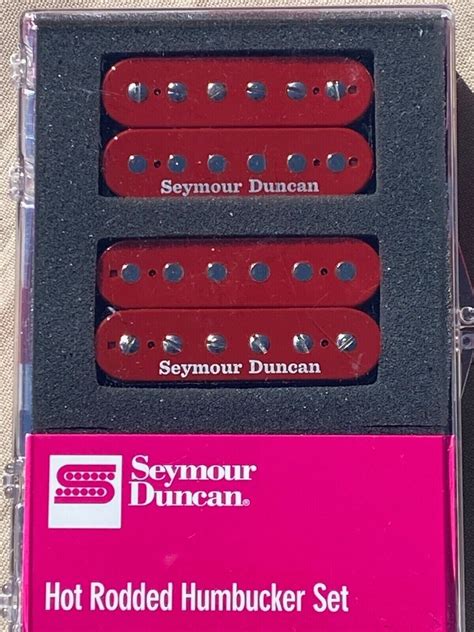 Seymour Duncan Tb 4 Jb And Sh 2 Jazz Hot Rodded Humbucker Red Trembucker