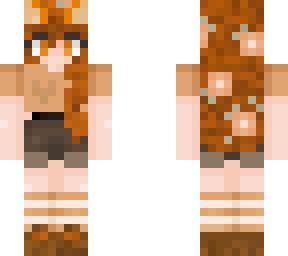 cute fox girl | Minecraft Skin