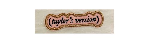 Taylor Swift (Taylor’s Version) Iron On Patch – The Posh Pink Pagoda