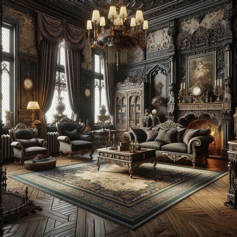 Victorian Gothic: A Fusion of Elegance and Drama in Interior Design - ZYYAH