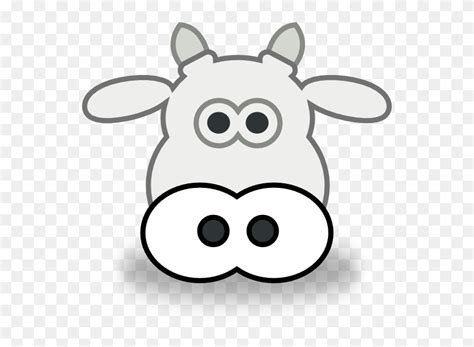 Cow Head Clip Art - Cute Cow Clipart - FlyClipart