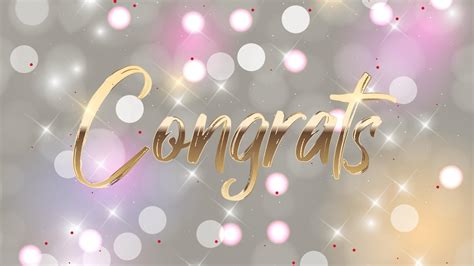 Congratulations Abstract Design Template Background Vector