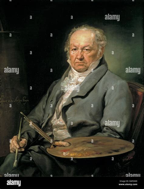 Francisco Goya 1746 1828 Spanish Painter In 1826 Stock Photo Alamy