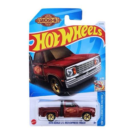 Hot Wheels Dodge Li L Red Express Truck Mattel Shopee Brasil