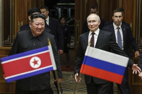 Putin Praises Kim Jong Uns Support For Ukraine War As He Heads To